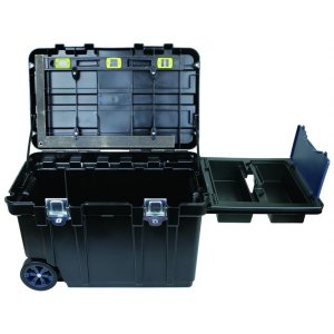 Flambeau 6531BK Rolling Gear Storage Chest And Tool Box With Lift-out 