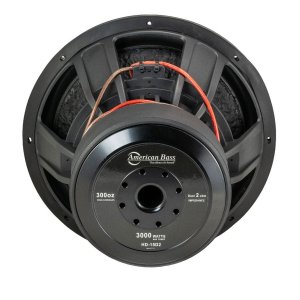 American HD15D2V2 15 Wooofer 2200w Rms  4000 Watts Max 2 Ohm Dvc