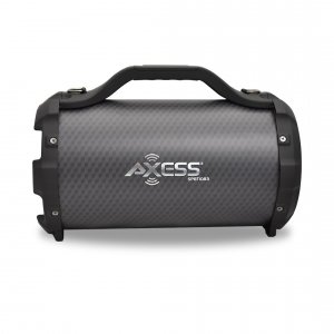 Axess SPBT1083BK Portable Bluetooth Speaker With Built In 6 Subwoofer