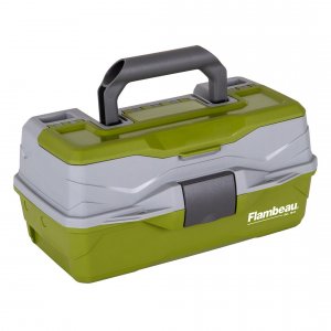 Flambeau 6381TB 1-tray Classic Tray Tackle Box Portable Storage Green 