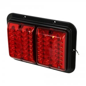 Bargman 4784610 Taillight 84 Led Surface Mount Redred Black Base