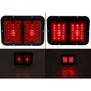 Bargman 4784610 Taillight 84 Led Surface Mount Redred Black Base