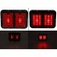 Bargman 4784610 Taillight 84 Led Surface Mount Redred Black Base