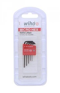 Wiha 35392 Wiha Mini Hex L-key Wrench Set (5 Piece Set)