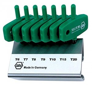 Wiha 36590 Wiha 7 Piece Torx Wing Handle Set In Stand