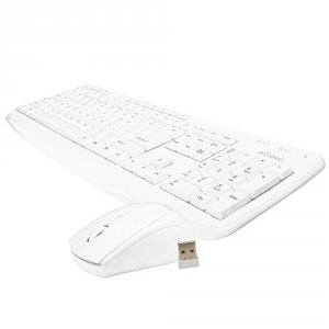 Imicro M610 WHITE Bornd M610 - Keyboard And Mouse Set - White