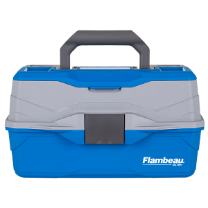 Flambeau 6382TB 2 Tray Tackle Blue Gray