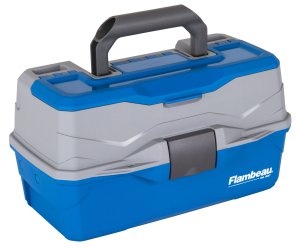 Flambeau 6382TB 2 Tray Tackle Blue Gray