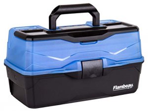 Flambeau 6383FB 3 Tray Frost Blue Black