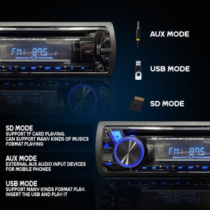 Blaupunkt CARMEL Single Din Amfmcdbluetoothremote