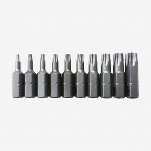 Wiha 72595 Wiha Torx Bit Set: T7 - T40 (10 Piece Set)