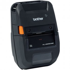 Brother RJ3250WBL Brm, Portable 3 Direct Thermal Receiptlabel  Printer