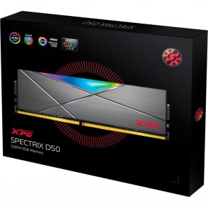 Adata AX4U36008G18I-DT50 Spectrix D50 Ddr4 8gb Dual Color Box Grey