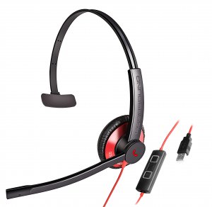 Addasound ADD-EPIC-511-RD Dual-mic Noise Canceling Monaural Uc Hs