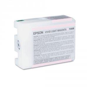 Original Epson T580B00 T580 Ultrachrome K3 Ink Cartridge - Inkjet - Li