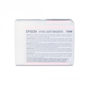 Original Epson T580B00 T580 Ultrachrome K3 Ink Cartridge - Inkjet - Li