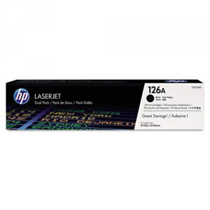 Original Hp CE310AD Hp 126a () Toner Cartridge - Dual Pack - Laser - 1