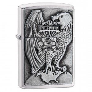 Zippo 200HDH231 Harley-davidson Windproof Lighter - Eagle Wings