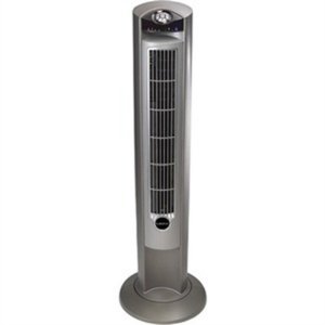 Lasko 2551 Wind Curve Platinum Tower Fan With Remote Control And Fresh