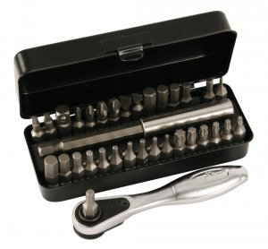 Wiha 74996 Wiha 35 Piece 14 Ratchet And Bit Set