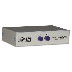 Tripp '095494 2-port Manual Vga-svga Video Switch 3x Hd15f Metal - 160