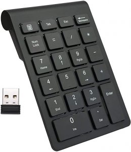 Amazon B09JNX9LXG Meirlov Wireless Number Pad, Portable Usb 2.4ghz 22 