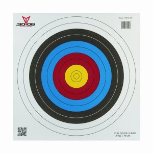 30-06 TAR10-100 .30-06 10 Ring Paper Target 100 Count