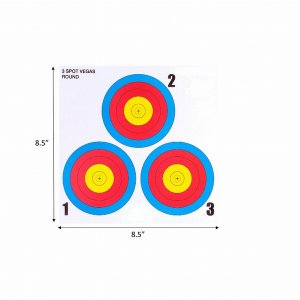 30-06 TARMINI3-100 .30-06 3 Spot Vegas Mini Paper Target 100 Count