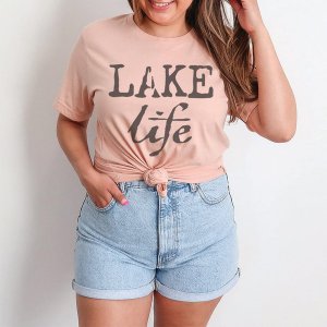 Rockledge 196602085672 Lake Life Graphic T-shirt (pack Of 1)