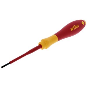 Wiha PIL 32010 Wiha Insulated Softfinish Slotted Screwdriver 2.5mm X 7