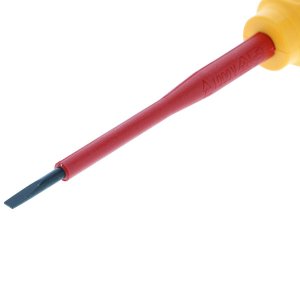 Wiha PIL 32010 Wiha Insulated Softfinish Slotted Screwdriver 2.5mm X 7