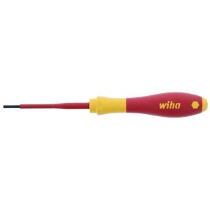 Wiha PIL 32010 Wiha Insulated Softfinish Slotted Screwdriver 2.5mm X 7