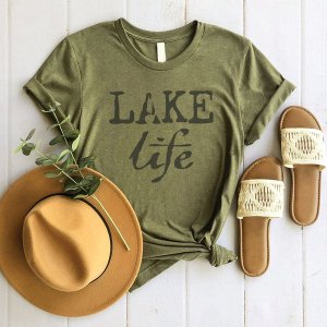 Rockledge 196602085818 Lake Life Graphic T-shirt (pack Of 1)