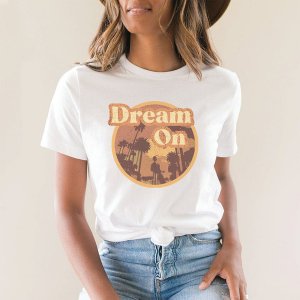 Rockledge 196602083982 Dream On Vintage Graphic T-shirt (pack Of 1)