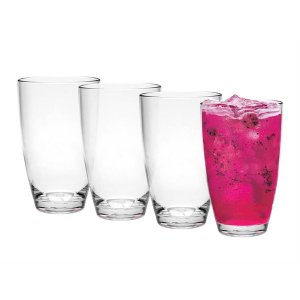 Leadingware AS-0712 Acrylic Set Of 4 - Clear 19 Oz Hb Tumblers