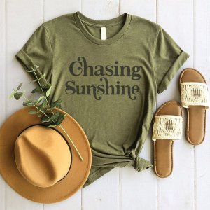 Rockledge 196602083074 Chasing Sunshine Graphic T-shirt (pack Of 1)