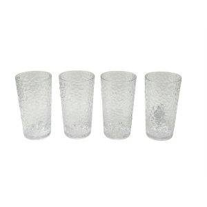 Leadingware AS-3602C Acrylic Set Of 4 - 19 Oz Hb Tumblers