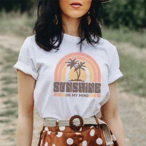 Rockledge 196602091086 Vintage Sunshine On My Mind Graphic T-shirt (pa