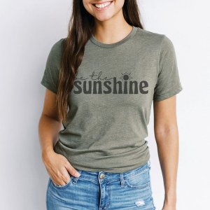 Rockledge 196602081889 Be The Sunshine Graphic T-shirt (pack Of 1)