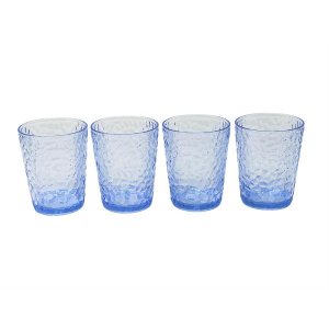 Leadingware AS-3601B Acrylic Set Of 4 - 16 Oz Dof Tumblers