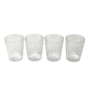 Leadingware AS-3601C Acrylic Set Of 4 - 16 Oz Dof Tumblers