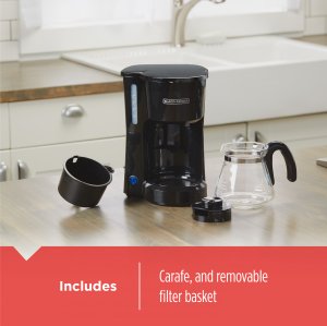 Spectrum CM0700B Bd 5 Cup Coffeemaker Black