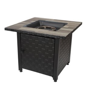 Mr GAD15262SP Es Wood Grain Wicker Firetable