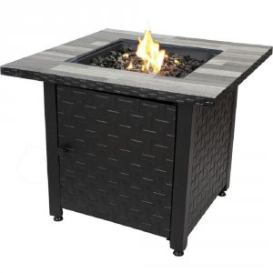 Mr GAD15262SP Es Wood Grain Wicker Firetable