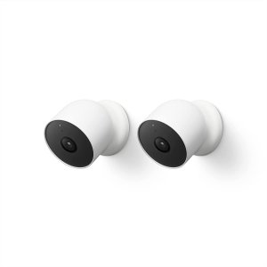 Nest GA01894-US Nest Cam Battery Inoutdoor 2 Pack - White