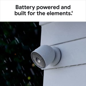 Nest GA01894-US Nest Cam Battery Inoutdoor 2 Pack - White