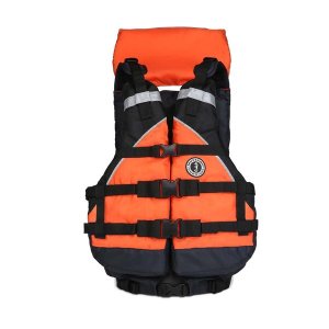 Mustang MV9080-33-0-253 Mustang Explorer V Foam Vest - Orangeblack - A