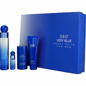 Perry 429285 360 Very Blue By  Edt Spray 3.4 Oz  Deodorant Stick 2.7 O