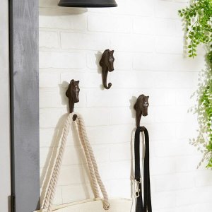 Accent 4506576 Horse Wall Hook Set3