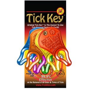 Tickkey PNUSA3 The Tick Key Tick Removal Device - Portable, Safe And H